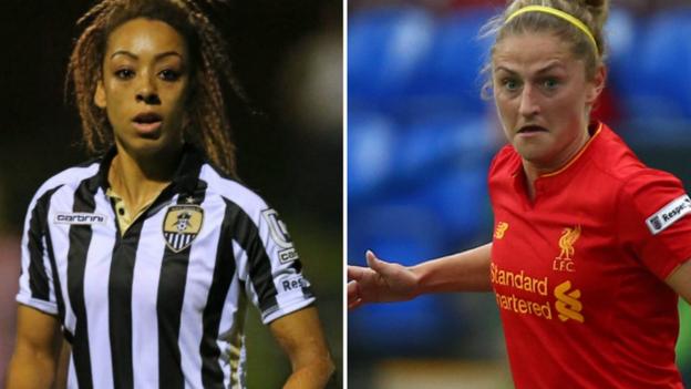Jess Clarke and Laura Coombs: Liverpool Ladies sign England duo