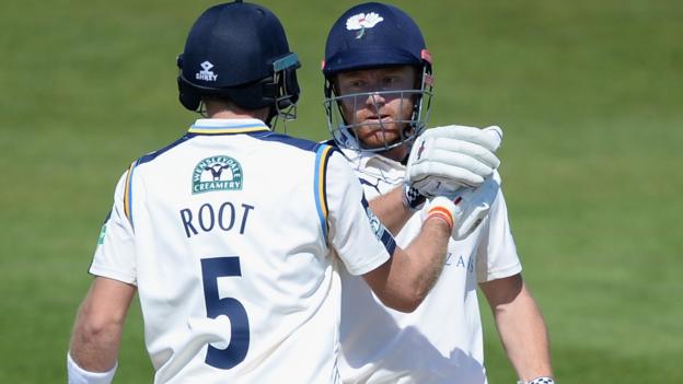 Record-breaking Bairstow & Root dominate