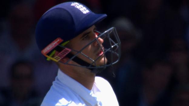 England v Sri Lanka: Alex Hales falls for 18 to 'horrible shot'