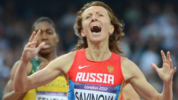 Mariya Savinova: Russian London 2012 gold medallist stripped of title