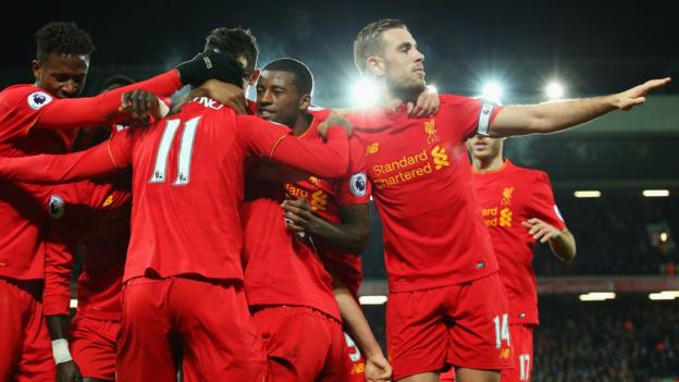 Liverpool 4-1 Stoke City