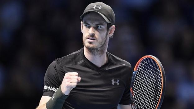 Image result for ATP World Tour Finals 2016: Andy Murray beats Marin Cilic in London