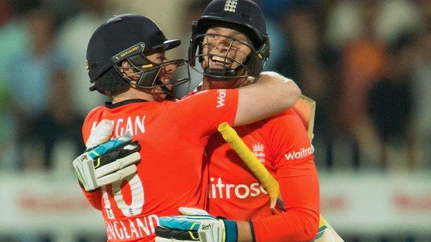 England win thrilling super over