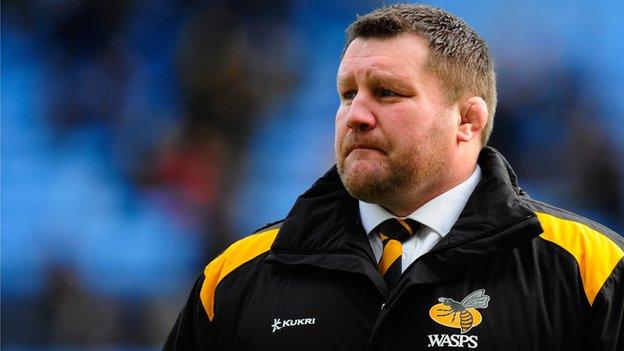 Wasps must keep up standards - Young