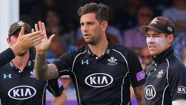 One-Day Cup: Jade Dernbach & Gareth Batty star as Surrey beat Glos