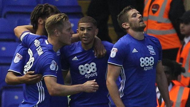 Lukas Jutkiewicz: Birmingham striker nets his first goal since May 2014