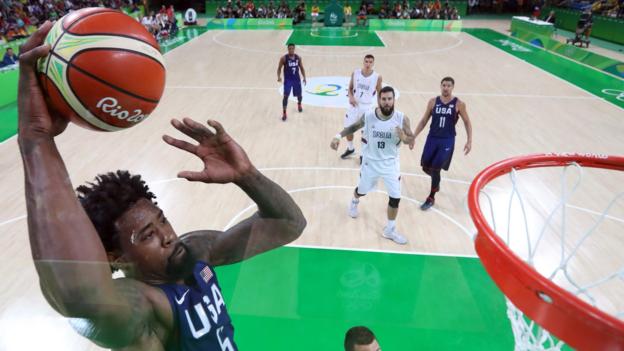 Rio Olympics 2016: USA beat Serbia in men's basketball to win last gold of Games