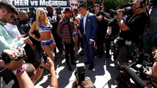 Floyd Mayweather is a former five-weight world champion