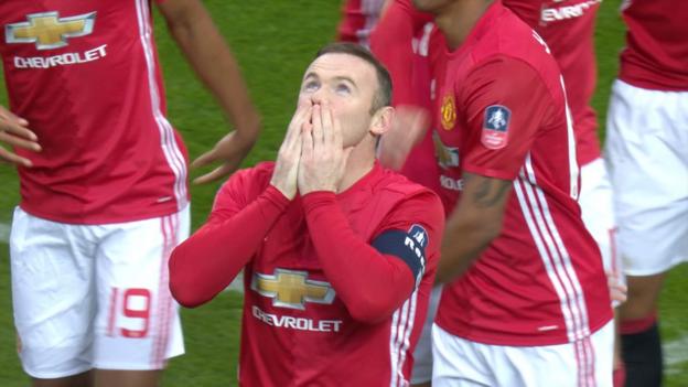 Wayne Rooney equals Manchester United scoring record in FA Cup
