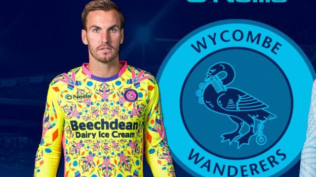 Wycombe Wanderers' 'kaleidoscope-inspired' goalkeeper kit