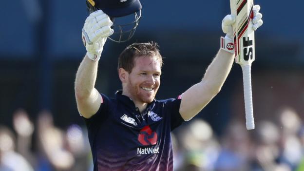 England v South Africa: Eoin Morgan gets century with a six