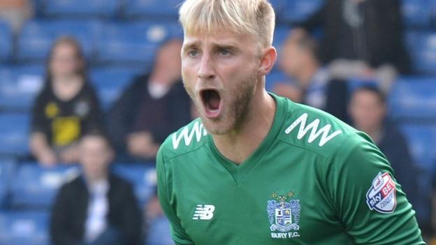 Rob Lainton: Cheltenham Town sign Bury keeper on emergency loan deal