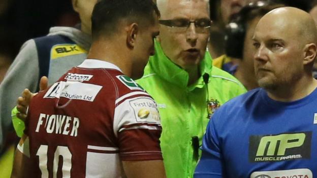 Ben Flower: Wigan Warriors prop gets two-match ban for 'reckless' elbow