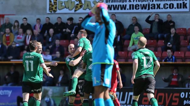 Burying bad news? Swindon avoid relegation - after going down