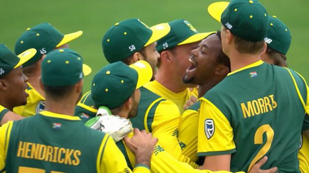 England v South Africa: The moment tourists won thrilling Twenty20