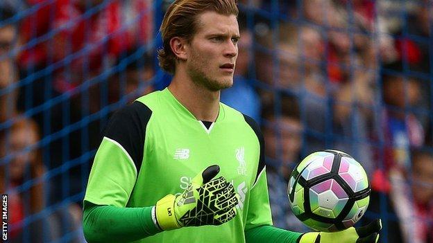 Loris Karius of Liverpool