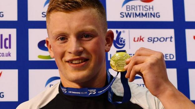 Olympic champion Peaty books Worlds spot - and gives gold medal to fan
