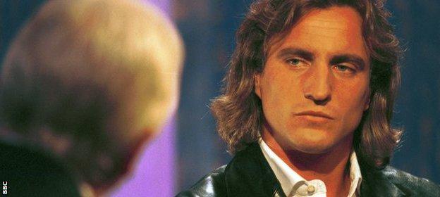 He appeared on BBC chat show Parkinson