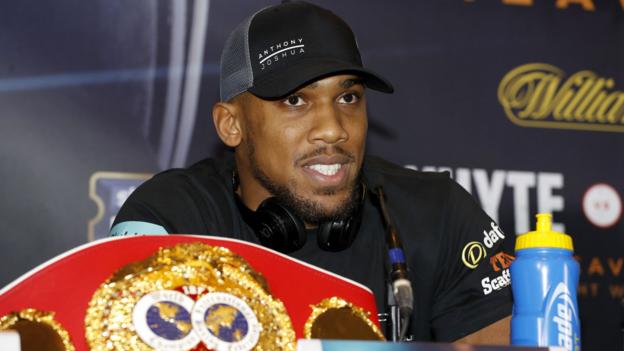Anthony Joshua says people want to see bust-ups after Chisora-Whyte scrap