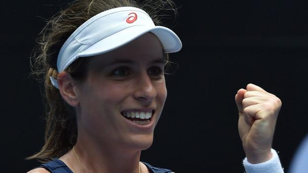 Australian Open: Johanna Konta beats Ekaterina Makarova in straight sets