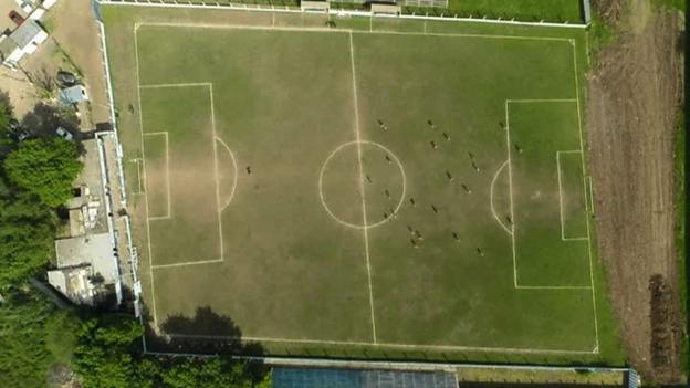 Liniers: Argentine fifth tier club are told to fix their wonky pitch