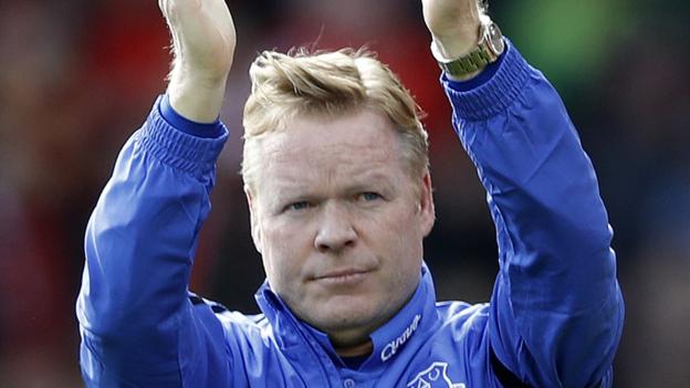 Seamus Coleman: Everton boss Koeman & captain Jagielka visit injured Ireland defender