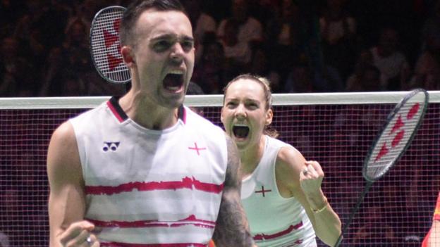 Chris and Gabby Adcock reach All England Badminton semi-finals