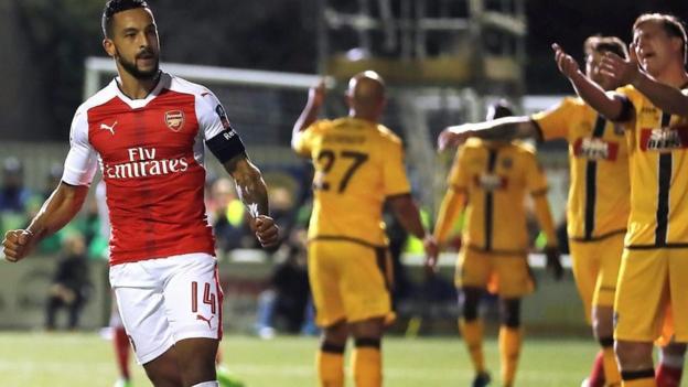 FA Cup: Sutton United 0-2 Arsenal highlights