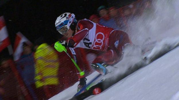 VIDEO: Kristoffersen wins night slalom
