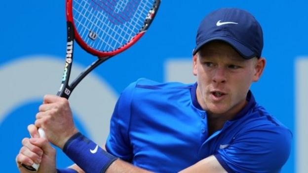 Nottingham Open: Kyle Edmund beats Lukas Rosol to reach second round - BBC Sport