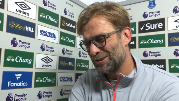 Everton 0-1 Liverpool: Jurgen Klopp says Reds gave Everton 'no chance'