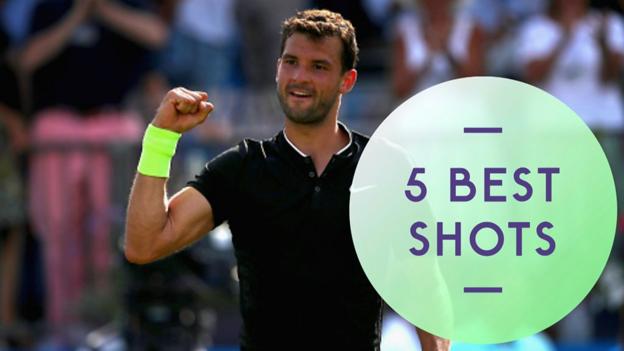 Queen's 2017: Grigor Dimitrov eases past Julien Benneteau at Queen's