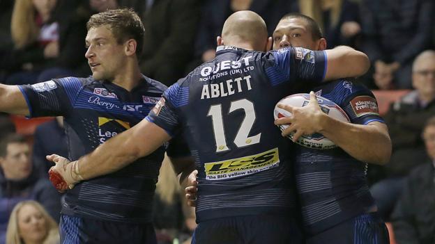 Super League: Leigh Centurions 14-17 Leeds Rhinos