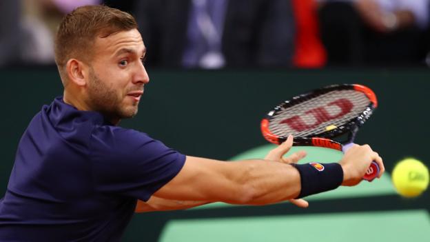 Davis Cup, France v Great Britain: Kyle Edmund & Dan Evans lose singles matches