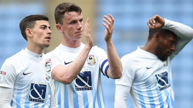 Coventry City relegated to League Two