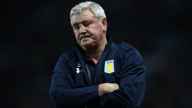 Steve Bruce: Aston Villa's 'worried' manager says players must handle pressure