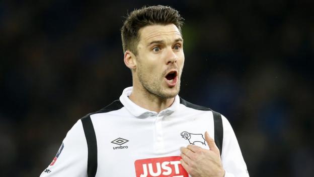 Jason Shackell: Derby County defender out for rest of Championship season