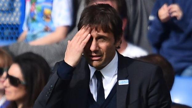 Chelsea's defeat by Crystal Palace makes title race interesting, says Antonio Conte