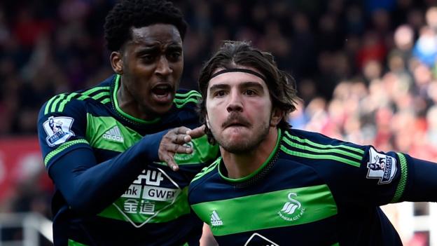 Stoke City 2-2 Swansea City
