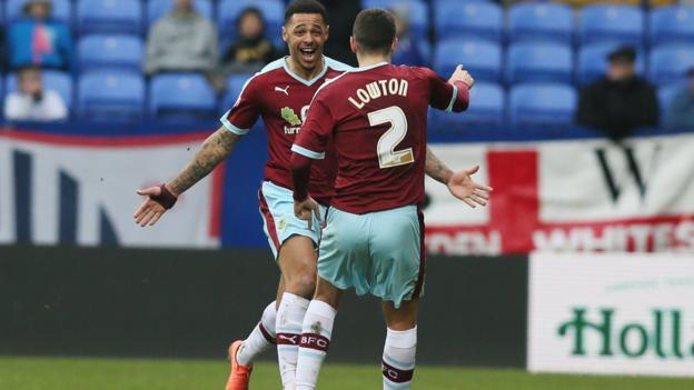 Bolton Wanderers 1-2 Burnley