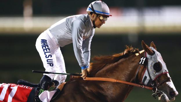 California Chrome wins Dubai World Cup