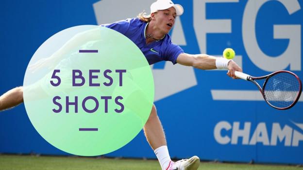 Queen's 2017: Five best shots as Denis Shapovalov shocks Kyle Edmund
