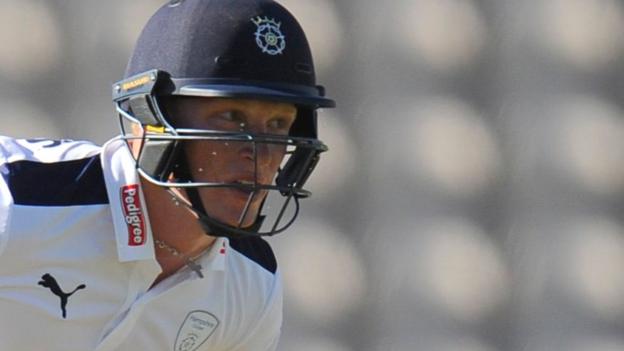 County Championship: Tom Alsop century leads Hampshire response against Surrey