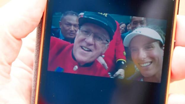 Chelsea Pensioner: My son told me 'I'd gone viral' after Konta selfie