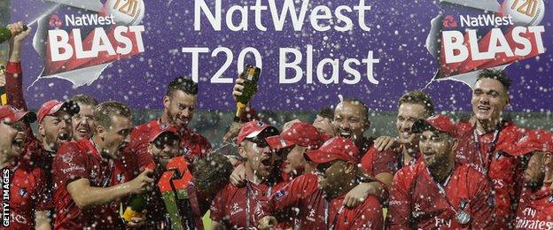 Lancashire T20 Blast champions