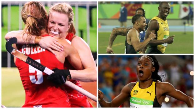 Rio Olympics 2016: GB into women's hockey final, Bolt & Farah - day 12 round-up - BBC Sport