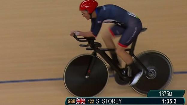 Storey in ParalympicsGB record