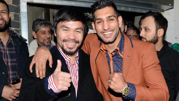 Manny Pacquiao and Amir Khan to fight in April