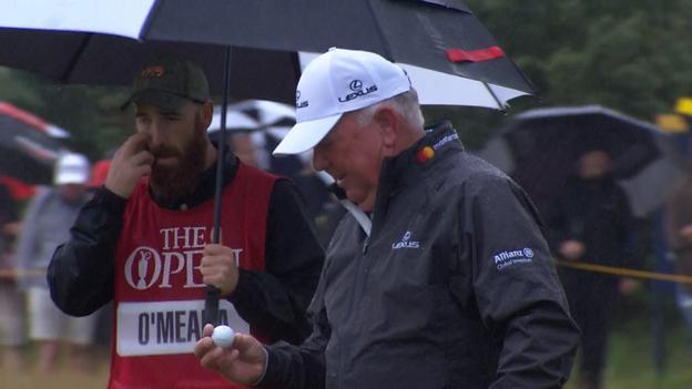The Open 2017: Mark O'Meara hits 'snowman' eight on first hole