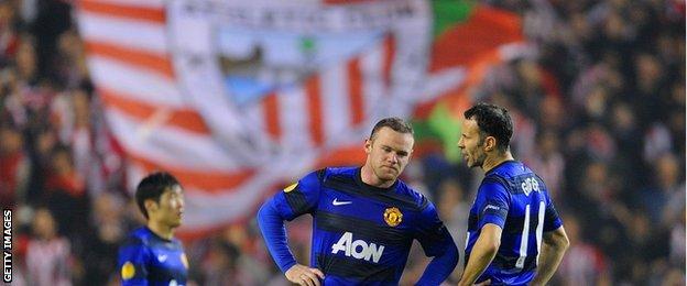 Shinji Kagawa, Wayne Rooney and Ryan Giggs